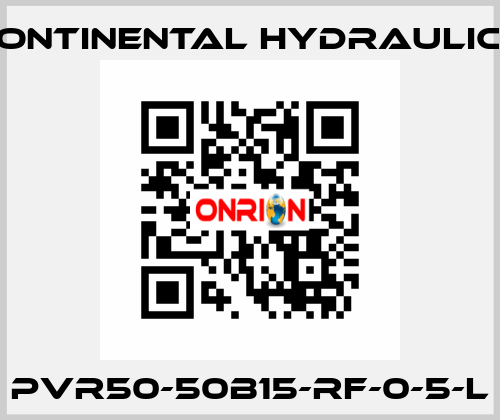 PVR50-50B15-RF-0-5-L Continental Hydraulics