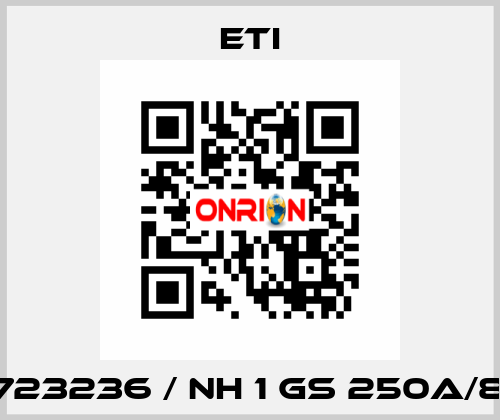 004723236 / NH 1 gS 250A/800V Eti