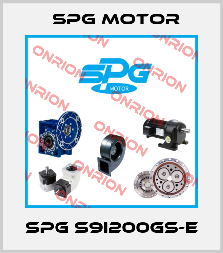 SPG S9I200GS-E Spg Motor