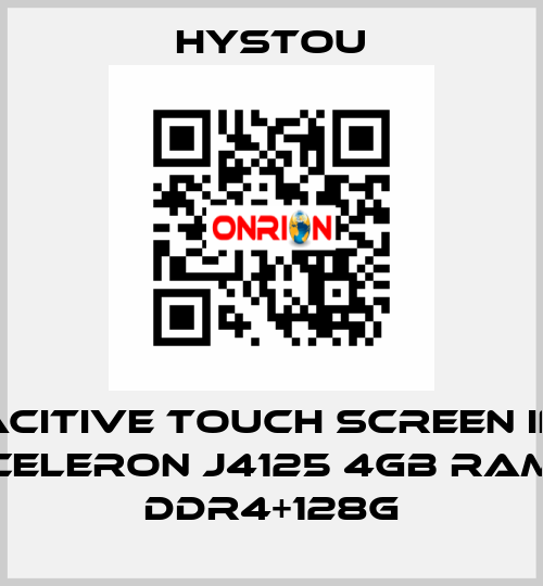 Capacitive touch screen Intel® Celeron J4125 4GB RAM DDR4+128G HYSTOU