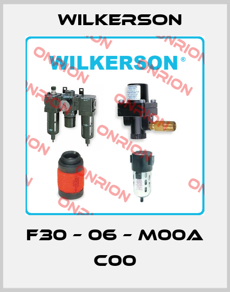 F30 – 06 – M00A C00 Wilkerson