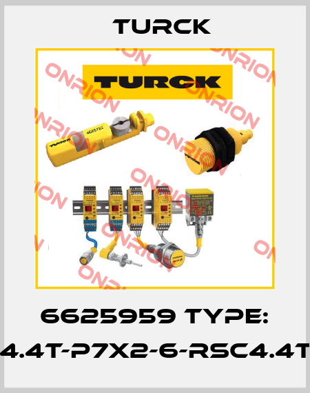 6625959 Type: WKC4.4T-P7X2-6-RSC4.4T/TXL Turck