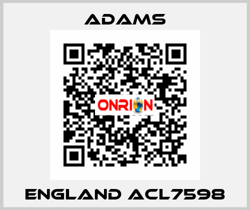 ENGLAND ACL7598 ADAMS