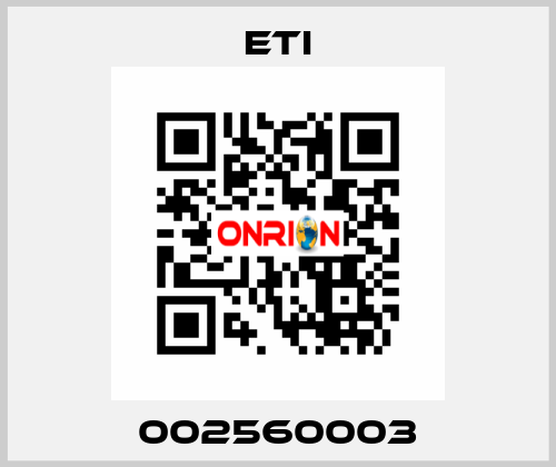 002560003 Eti