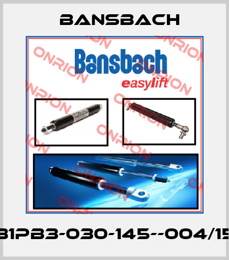 K0B1PB3-030-145--004/150N Bansbach