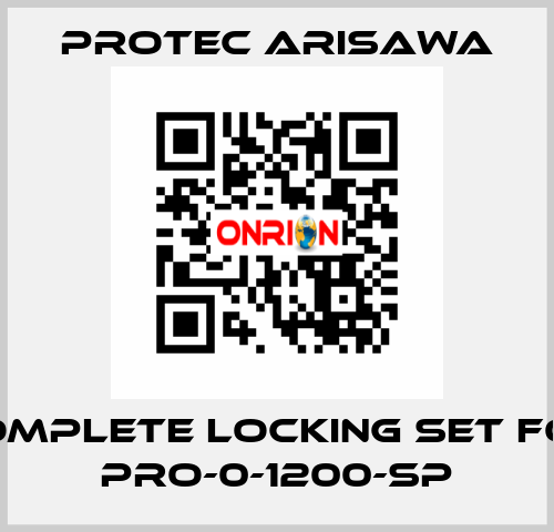 Complete locking set for PRO-0-1200-SP Protec Arisawa