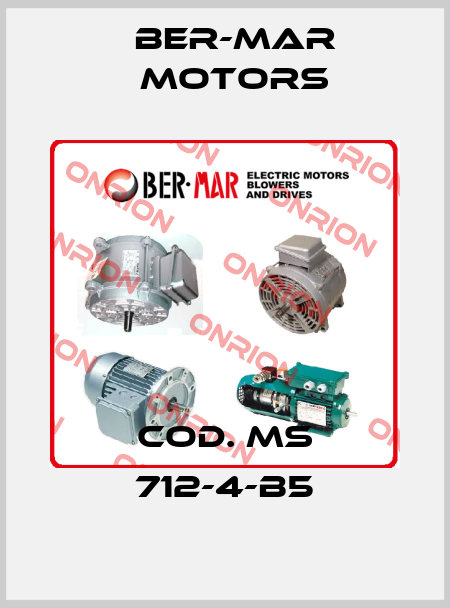 Cod. MS 712-4-B5 Ber-Mar Motors