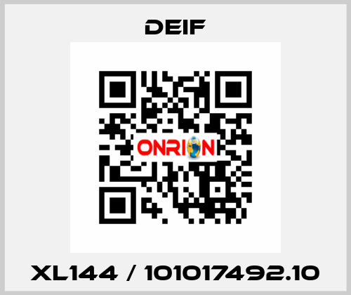XL144 / 101017492.10 Deif