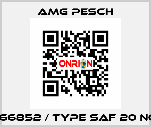 166852 / type SAF 20 NC AMG Pesch