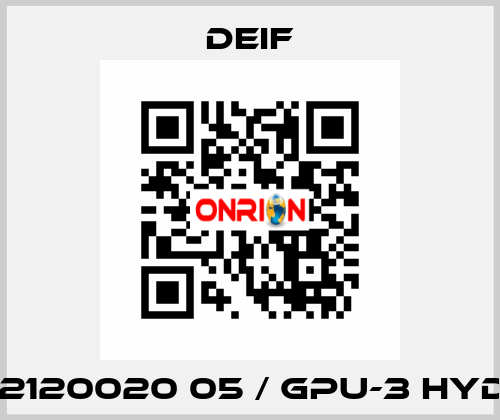 2912120020 05 / GPU-3 Hydro Deif