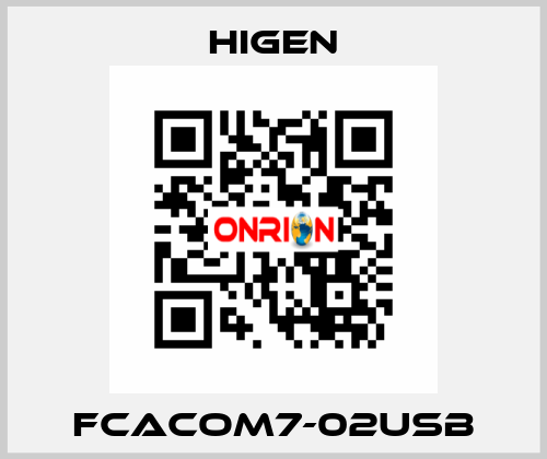 FCACOM7-02USB Higen
