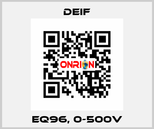 EQ96, 0-500V Deif
