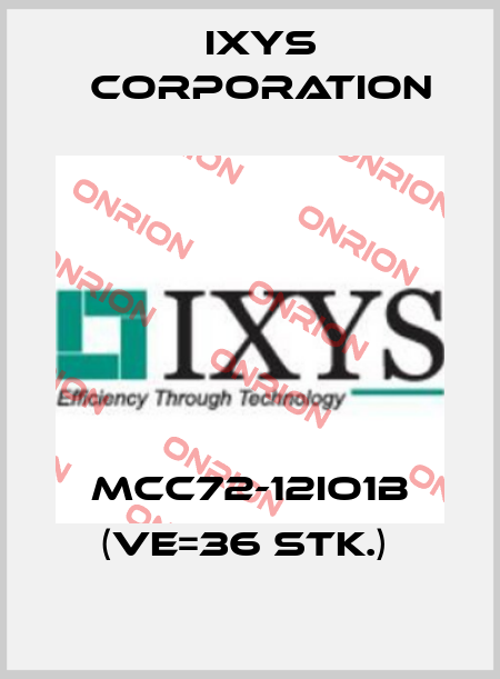 MCC72-12io1B (VE=36 Stk.)  Ixys Corporation