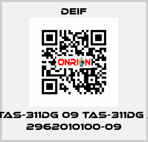 TAS-311DG 09 TAS-311DG / 2962010100-09 Deif