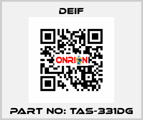 part no: TAS-331DG Deif