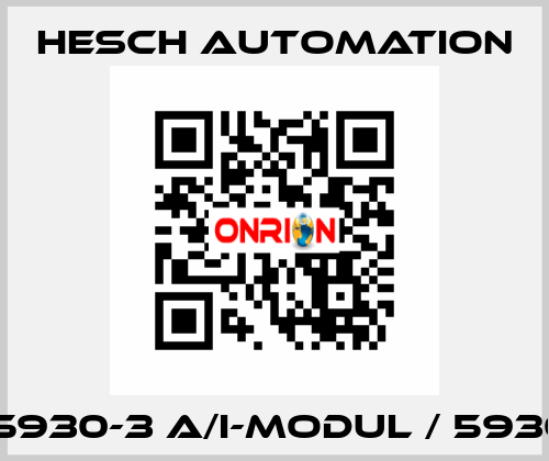 HE 5930-3 A/I-Modul / 5930 10 Hesch Automation