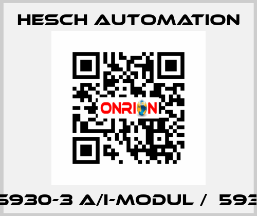 HE 5930-3 A/I-Modul /  5930 11 Hesch Automation