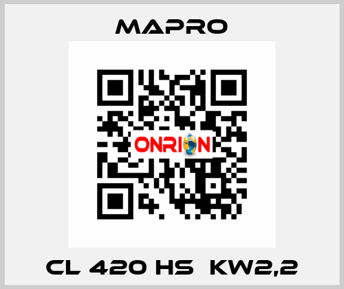 CL 420 HS  kW2,2 Mapro
