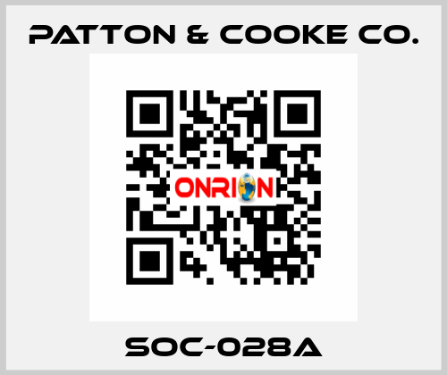 SOC-028A Patton & Cooke Co.