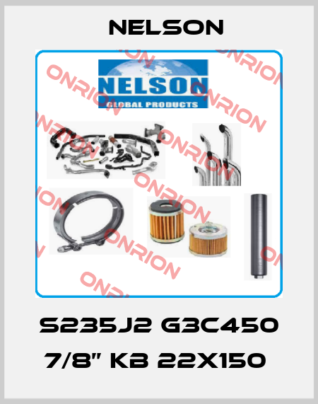S235J2 G3C450   7/8’’ KB 22x150  Nelson