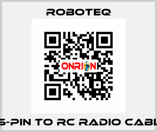 25-pin to RC Radio Cable Roboteq