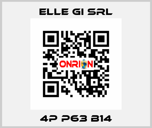 4P P63 B14 ELLE GI SRL
