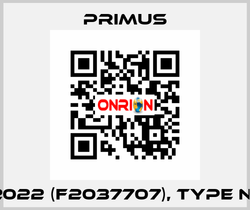 p/n 72022 (F2037707), type N10006 Primus
