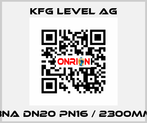 BNA DN20 PN16 / 2300mm KFG Level AG