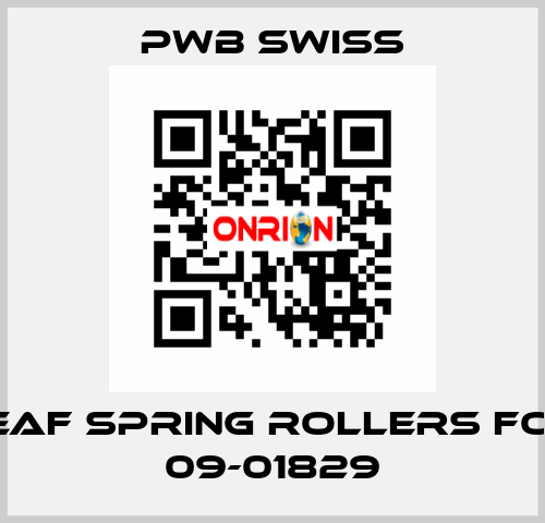 leaf spring rollers for 09-01829 PWB Swiss