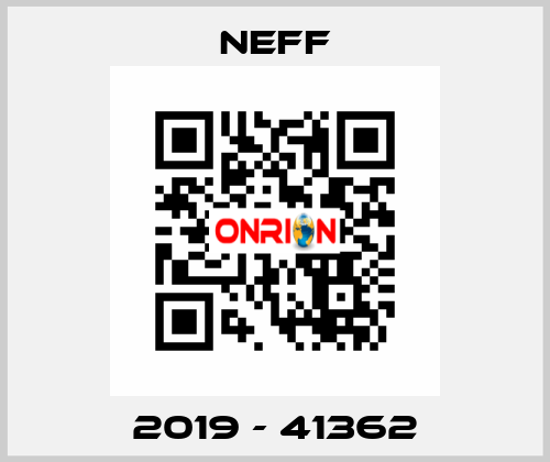 2019 - 41362 Neff