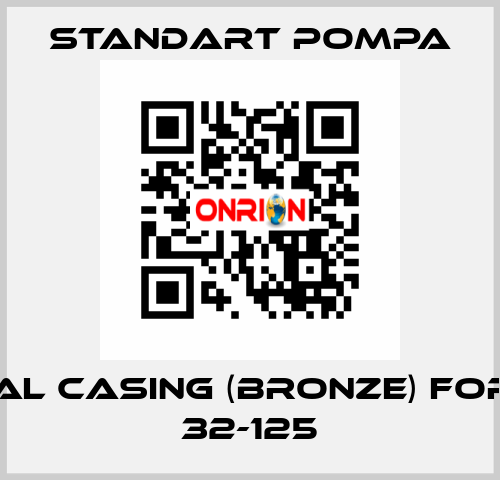 Spiral casing (bronze) for SNT 32-125 STANDART POMPA
