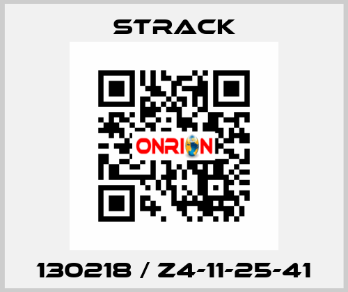 130218 / Z4-11-25-41 Strack