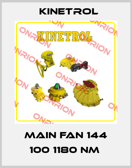 Main fan 144 100 1180 Nm  Kinetrol