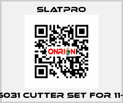 66031 Cutter Set for 11-12 SlatPro
