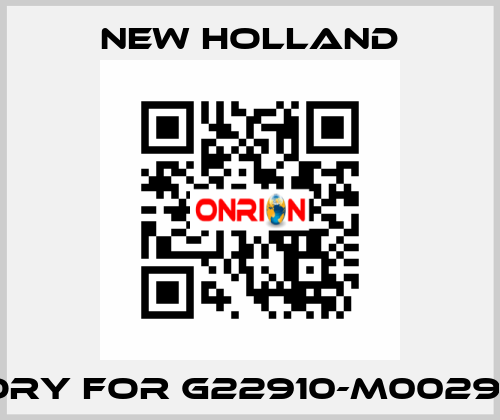 memory for G22910-M0029-L3-A1 New Holland
