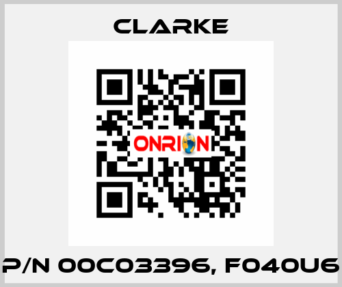 p/n 00C03396, F040U6 Clarke