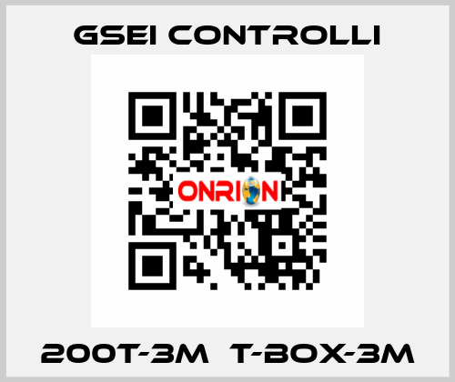200T-3M  T-BOX-3M GSEI Controlli
