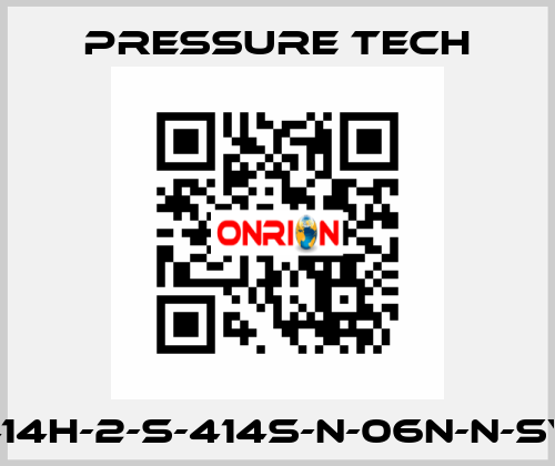 MF414H-2-S-414S-N-06N-N-SV-011 Pressure Tech