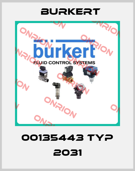 00135443 Typ 2031 Burkert