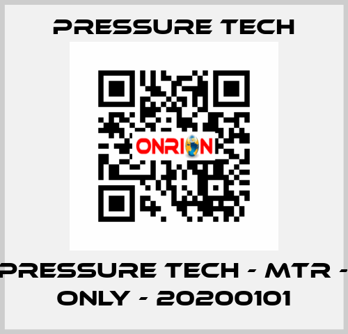 SOA - Pressure Tech - MTR - Body Only - 20200101 Pressure Tech