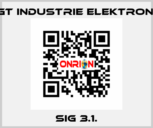 SIG 3.1. EGT Industrie elektronik