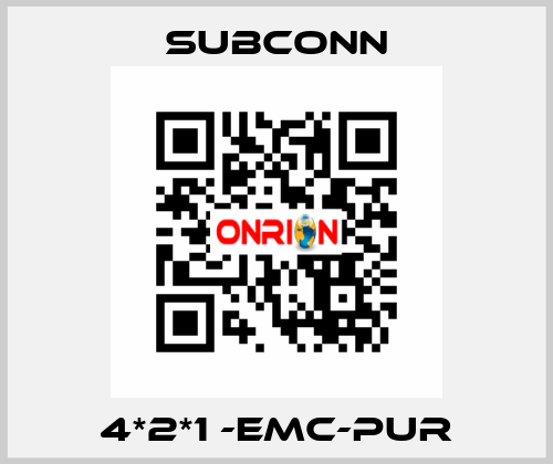 4*2*1 -EMC-PUR SubConn
