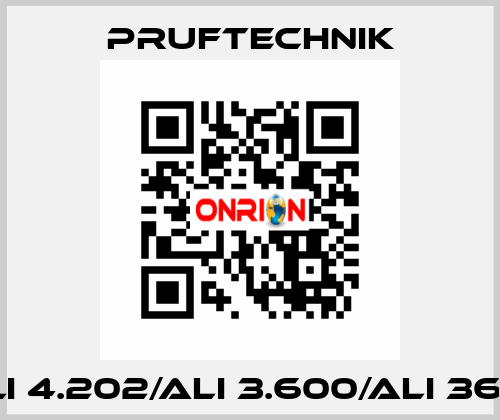 ALI 4.202/ALI 3.600/ALI 3610. Pruftechnik