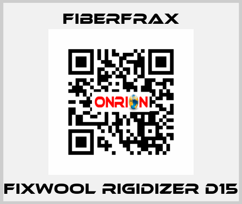 Fixwool rigidizer D15 Fiberfrax