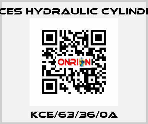 KCE/63/36/0A Grices Hydraulic Cylinders