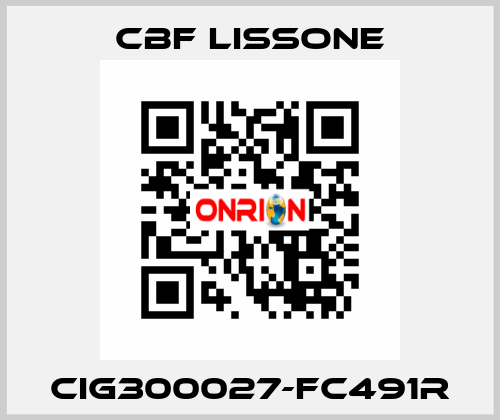 CIG300027-FC491R CBF LISSONE