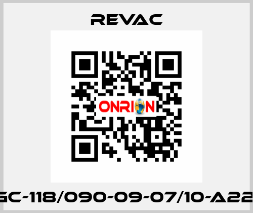 AGC-118/090-09-07/10-A22-B Revac