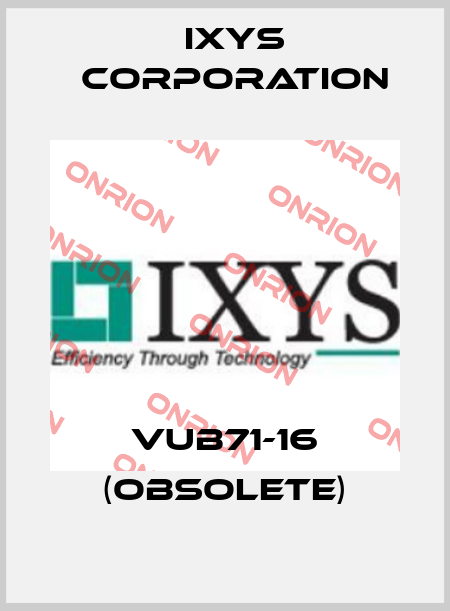 VUB71-16 (OBSOLETE) Ixys Corporation