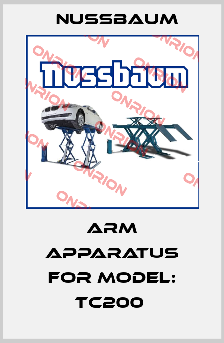 Arm apparatus for Model: TC200  Nussbaum