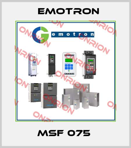 MSF 075  Emotron